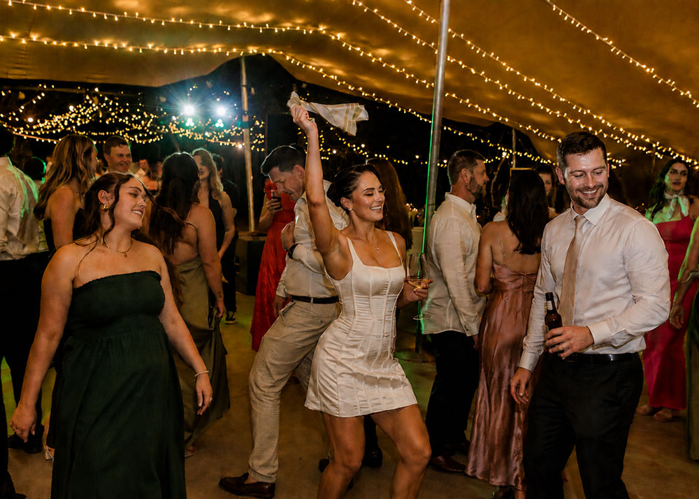 Wedding celebration with premium music and entertainment services